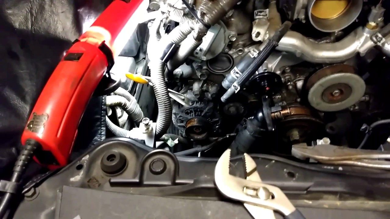 LS 460 part 1 water pump replacement