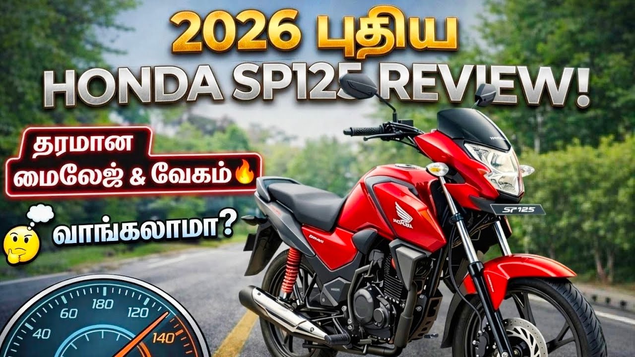 2026 புதிய Honda SP125 வாங்கலாமா? 🤔 Honest Review Tamil | Mileage & Top Speed Test! 🔥