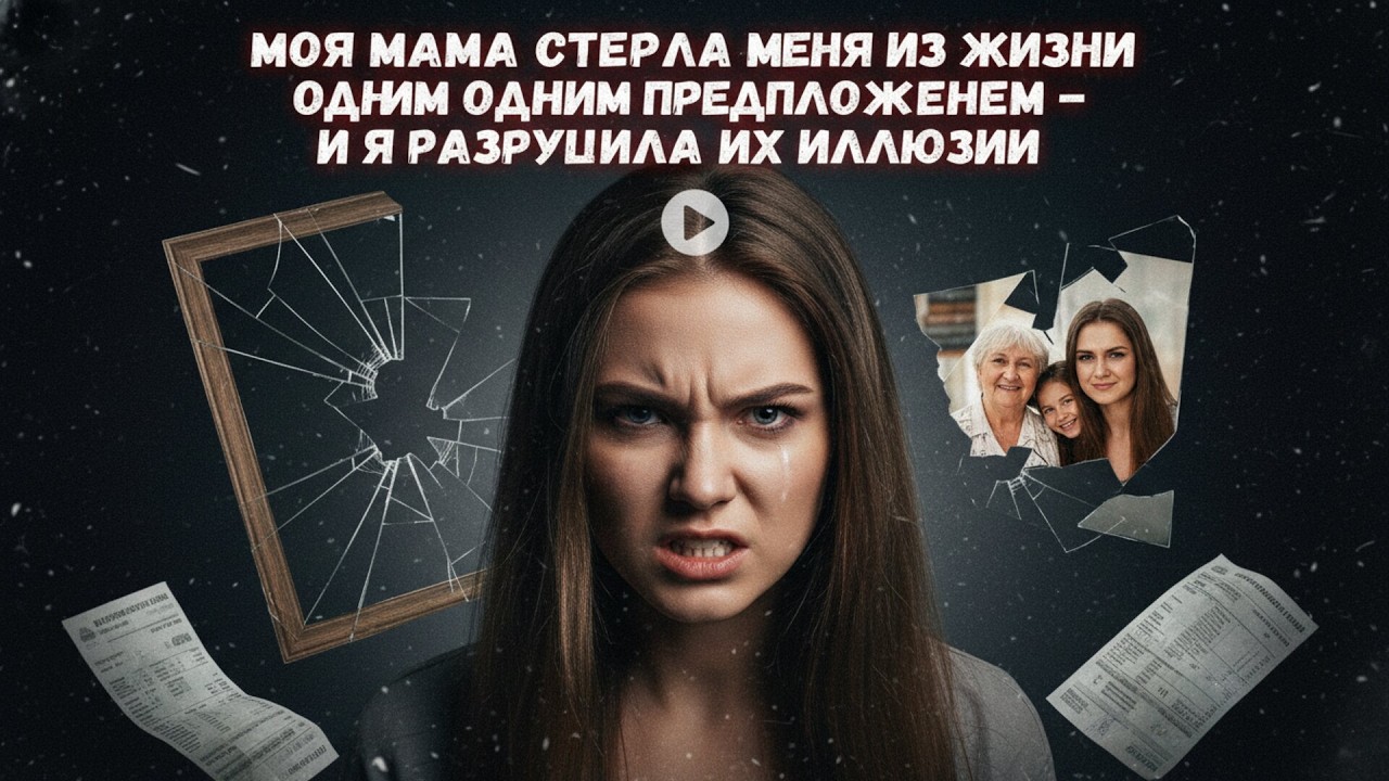 Мама сказала фразу, стёршую меня из семьи, а потом банк забрал всё.