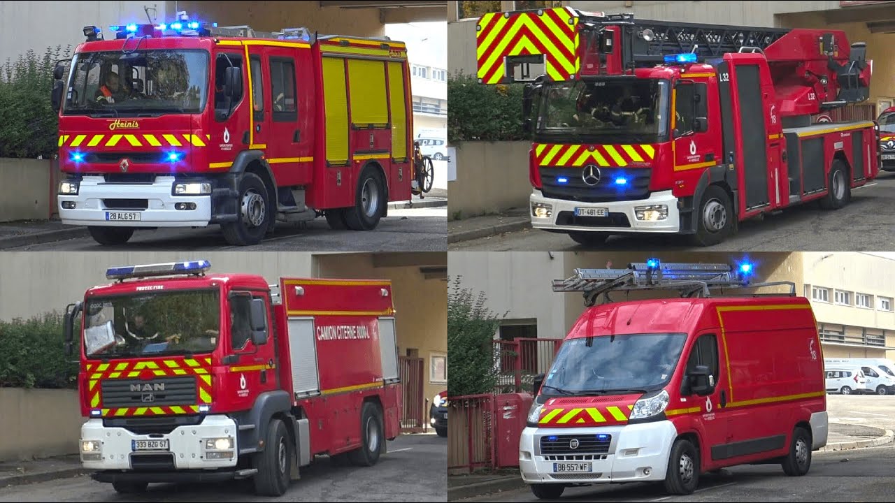 [EINSATZFAHRTEN IN METZ] - Feuerwehr & Rettungsdienst auf Alarmfahrt -