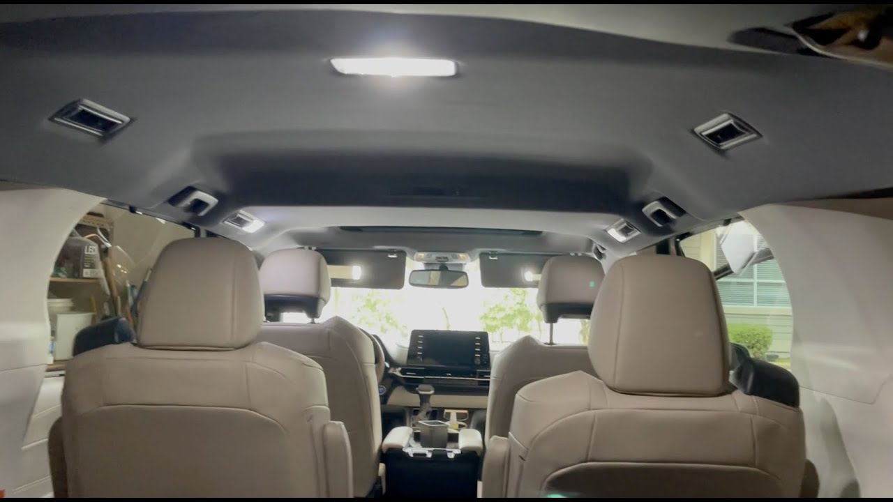 Sienna Hybrid Interior LED upgrade