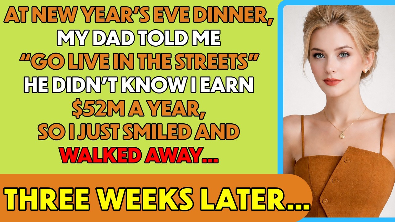 Dad Yelled  “Go Live In The Streets” He Didn’t Know I Make $52M/Year—So I Bought His Debt