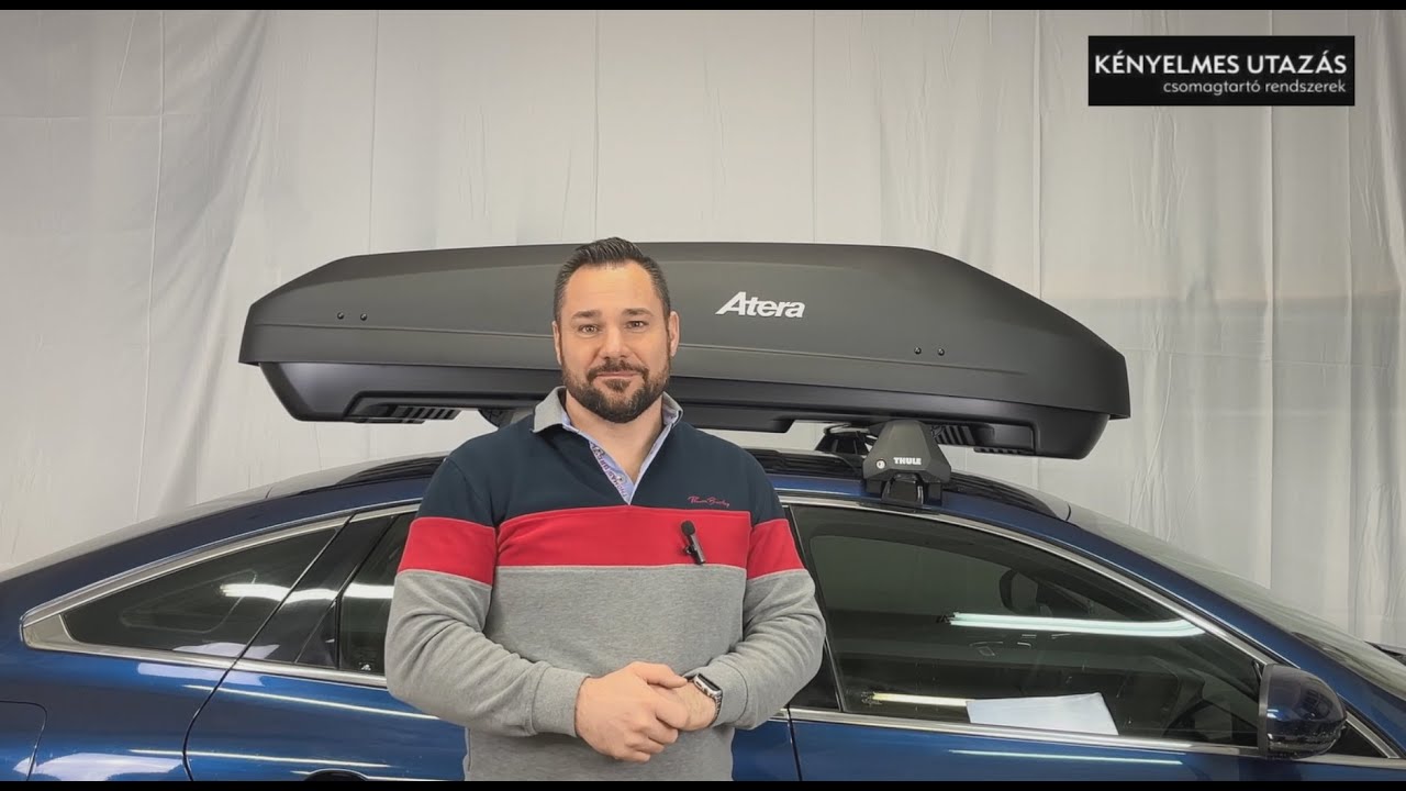 Atera Lunar tetőbox bemutat&oacute; műszaki inform&aacute;ci&oacute;k - K&eacute;nyelmes utaz&aacute;s #unboxing #ateralunar