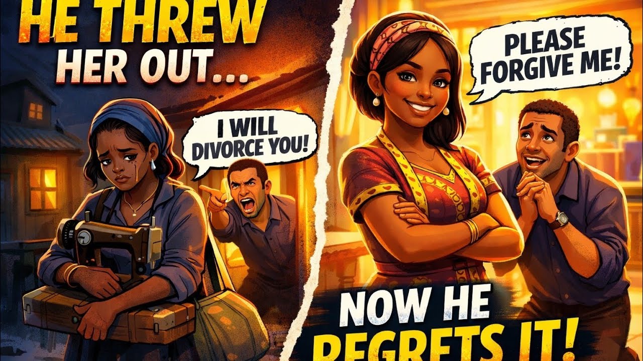 He Threw Her Out for Sewing… Now He Regrets It, story ending will shock everyone 