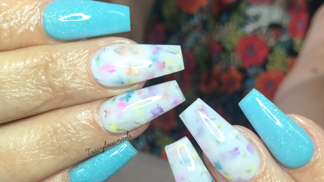MILK BATH NAILS | ACRYLIC NAILS TUTORIAL