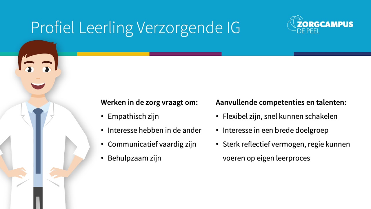 Informatiefilm Combi BBL-opleiding (niveau 3) Verzorgende IG en Begeleider specifieke doelgroepen