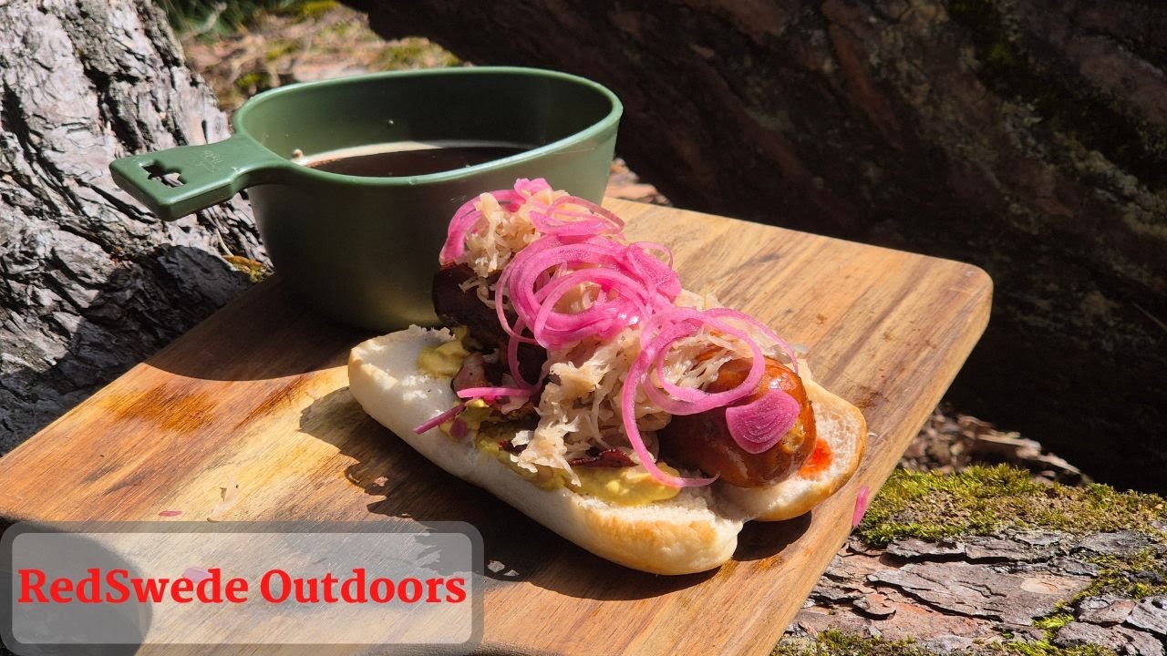 Summer hot dog on the T28, Trangia mini
