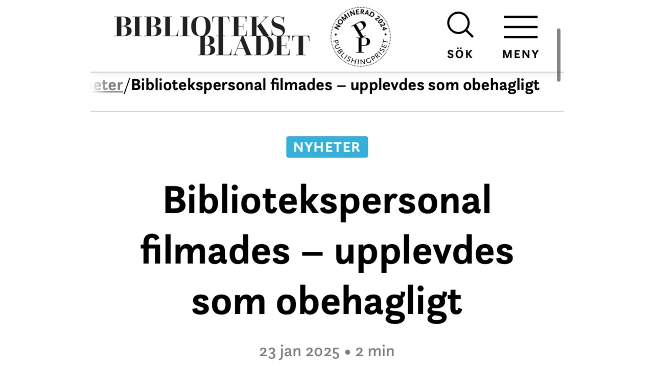 Mitt svar till BiblioteksBladet