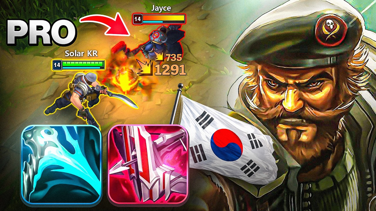 DESTROYING A PRO PLAYER IN KOREAN SOLO QUEUE