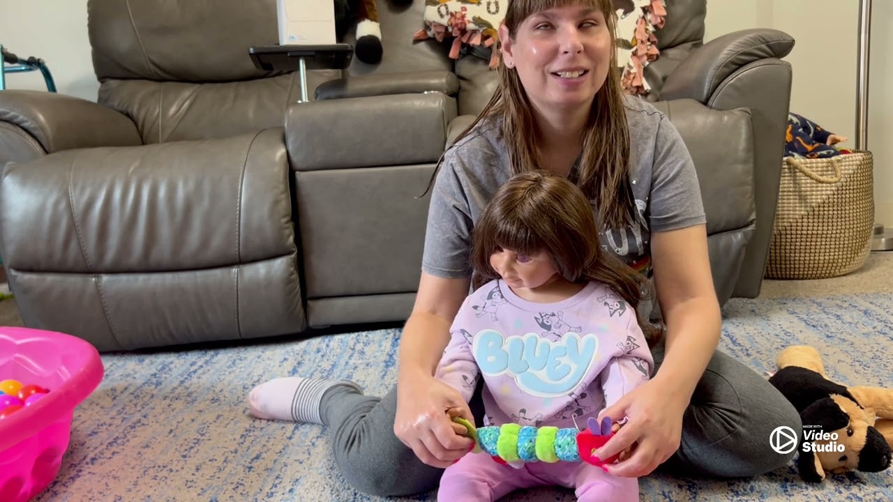 Playtime with Kylie and therapist