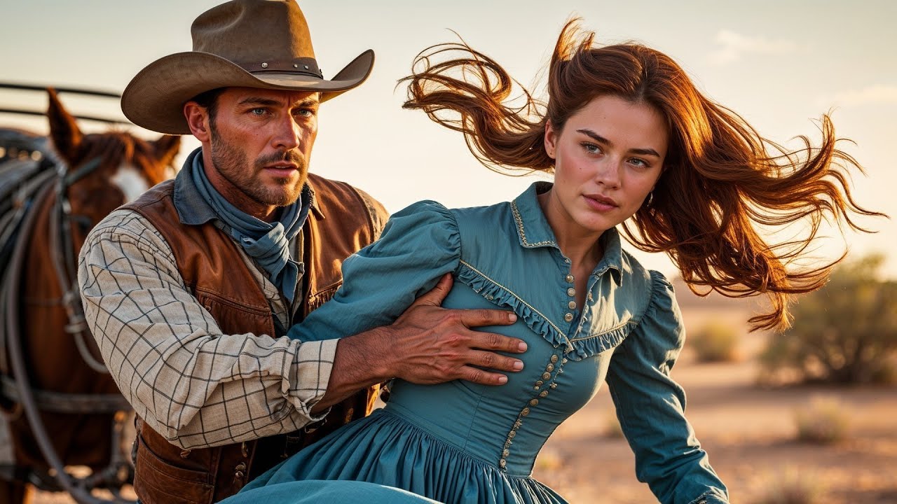 She Was Tossed From A Runaway Wagon, And The Cowboy Caught Her Against His Chest Before She Fell