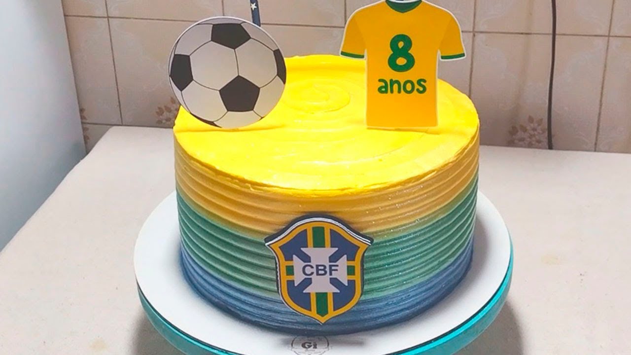 CONFEITANDO BOLO COPA DO MUNDO | RECEITAS DA GI MUNIZ