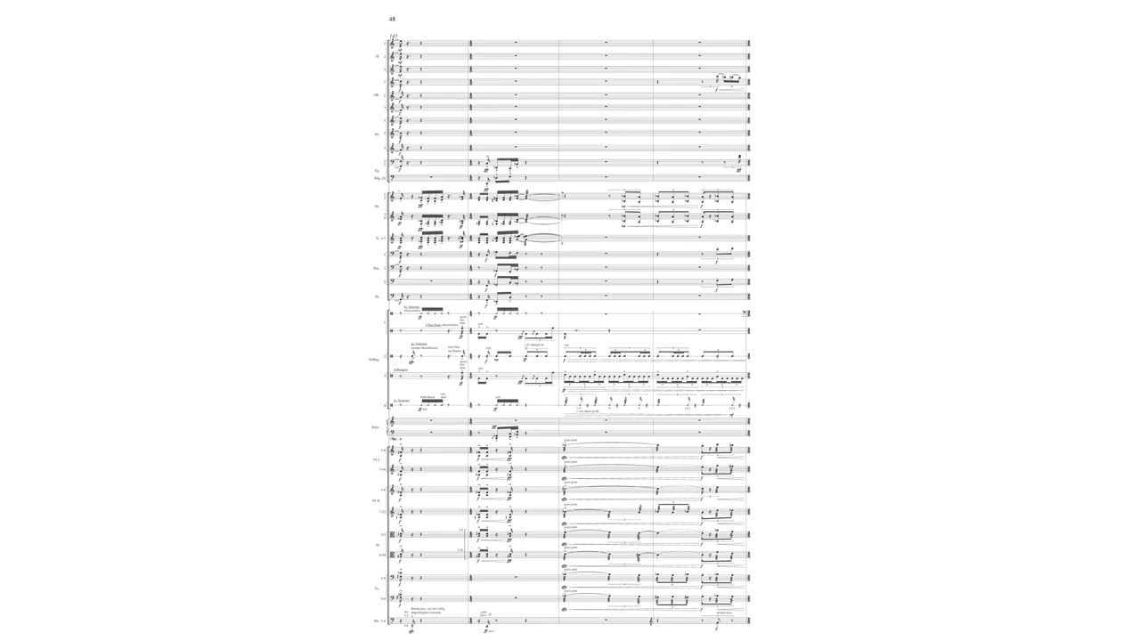 [score-video] Dieter Ammann - glut, for orchestra (2014-2016)