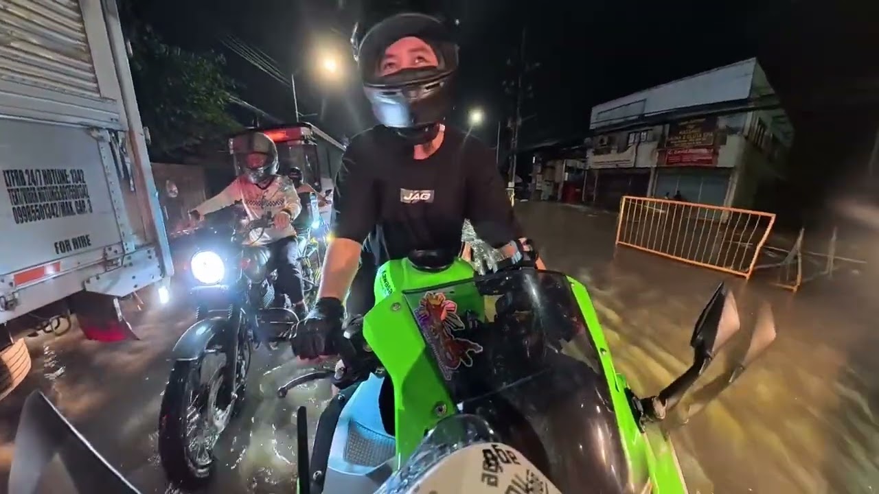 Buti nalang di ako naka sapatos 😂😂 #zx25r #kawasaki #fyp2025