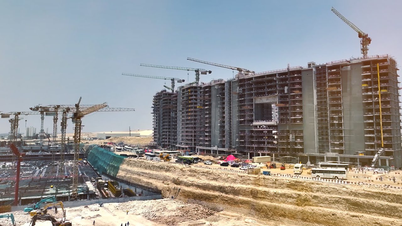Construction update, Azizi Venice and Azizi Monaco Mansions 2025