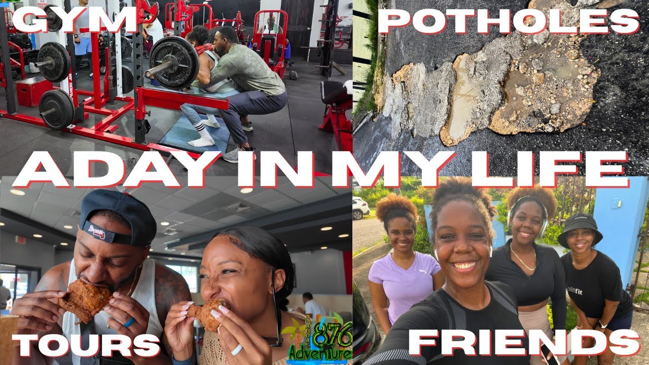 Dodging Potholes | My Real Life in Jamaica | Gym, Tours & Chaos | amandas876adventures
