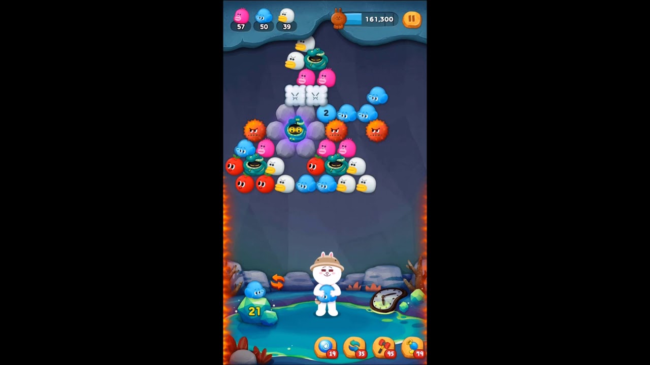 LINE バブル2　STAGE 1190　黄金コニー　&times;1.5　Gold Cony　LINE BUBBLE 2