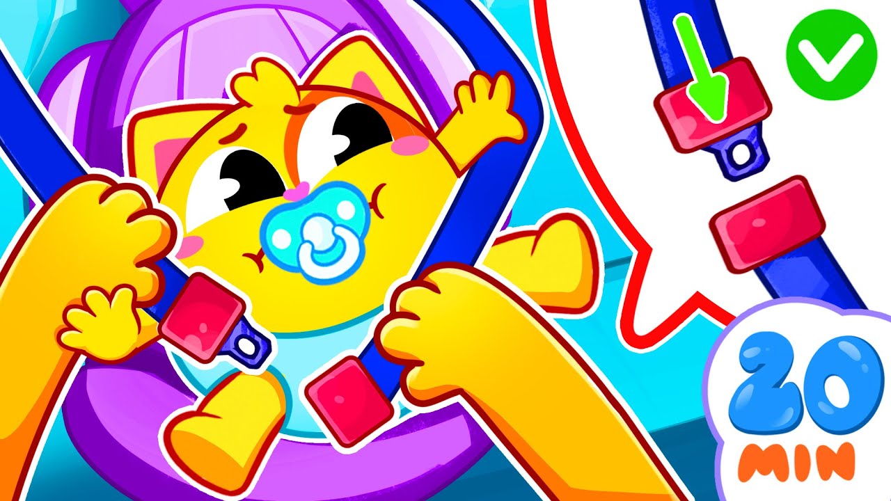 Buckle Up! Safety Rules In The Car for Kids | Funny Songs For Baby & Nursery Rhymes by Toddler Zoo