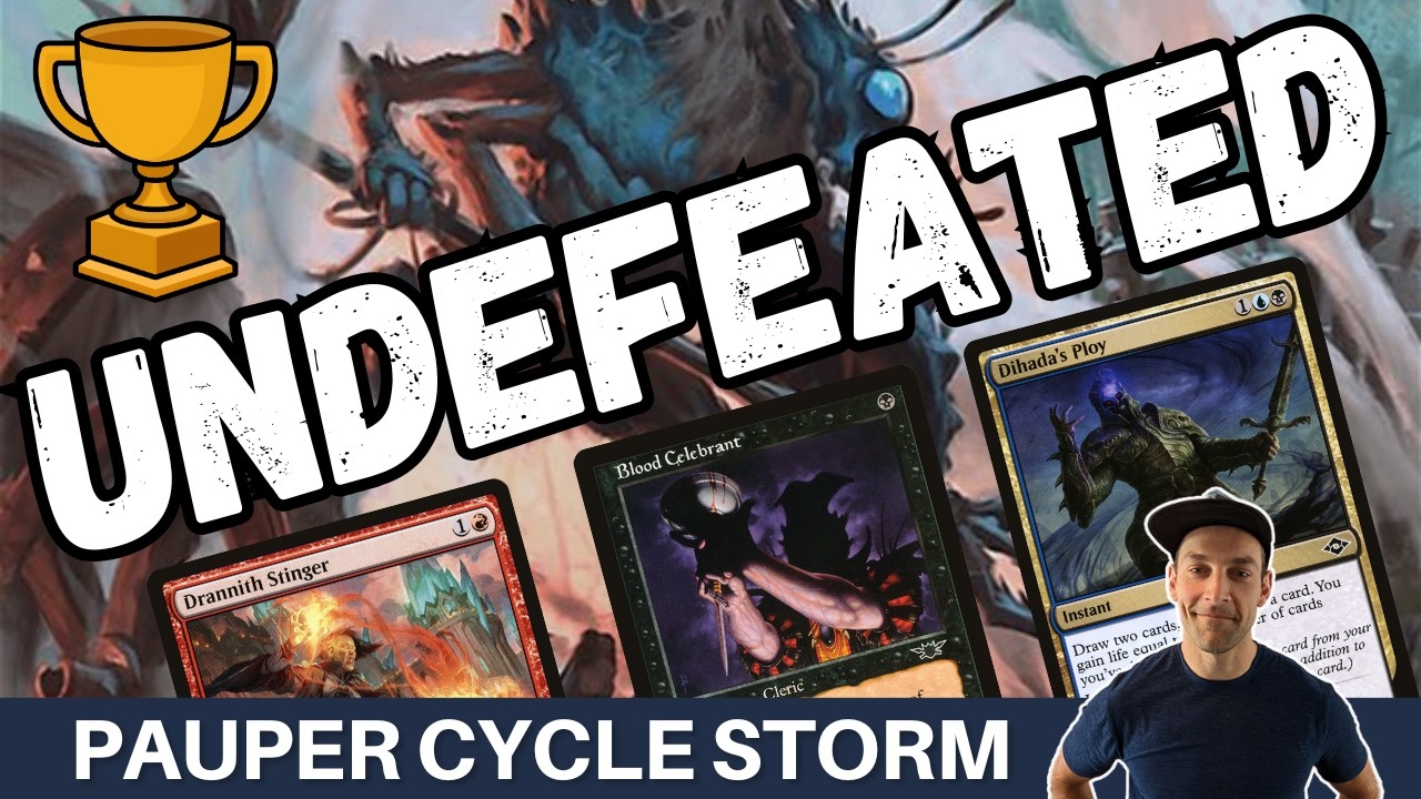 THIS DECK SMACKS! 5-0 Trophy with Pauper Cycle Storm going off super fast with Songs of the Damned