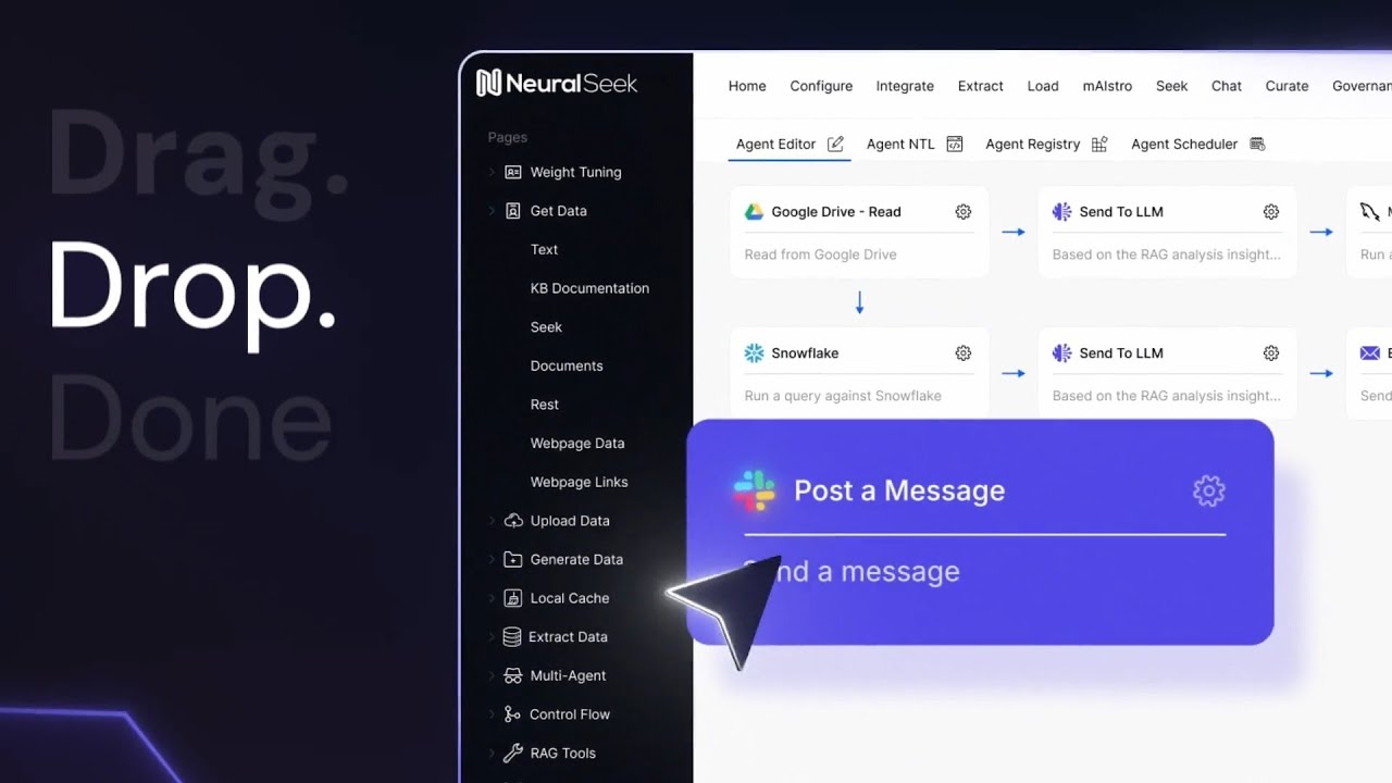 Motion Graphics Promo Video | AI Agents SaaS platform