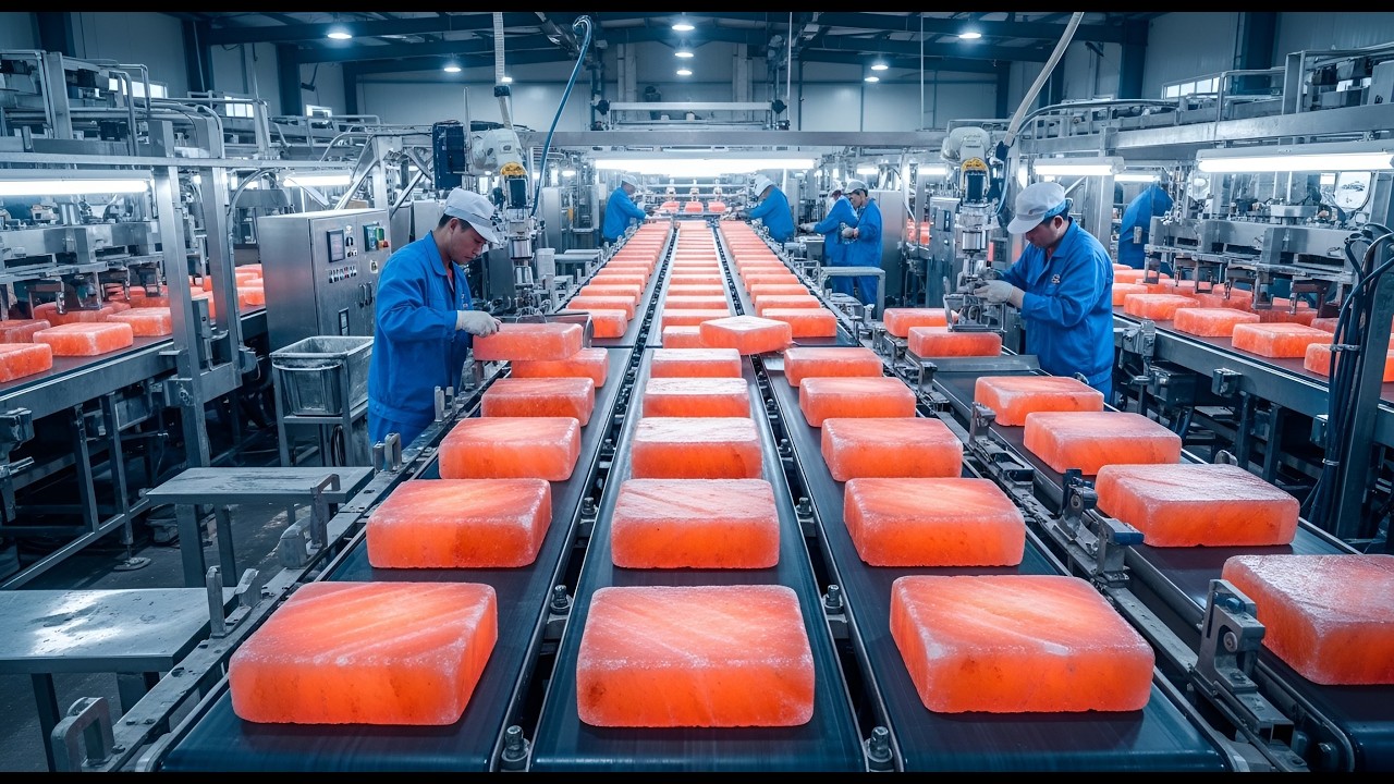 Himalayan Pink Salt Factory | How 300 Tons of Salt Are Processed Every Day (Full Process)