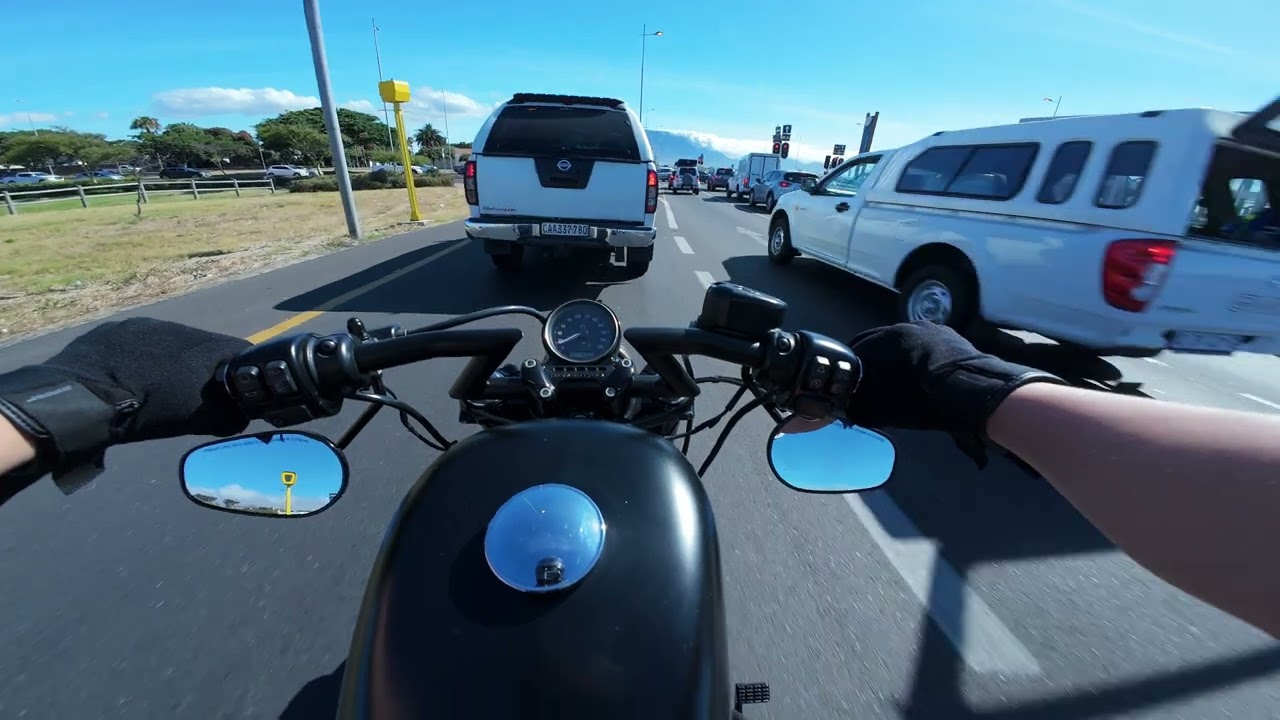 Harley 48 [RAW] Ride Sound No External MIC - Riding with T and Shorts! Chill Ride【Yo Lazy Panda】
