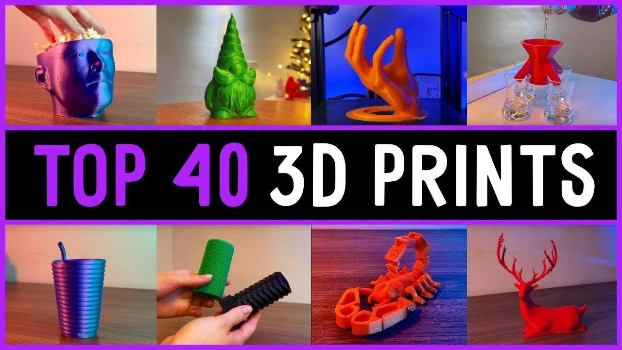 Top 40 BEST 3D Prints of the MONTH with Satisfying Timelapse