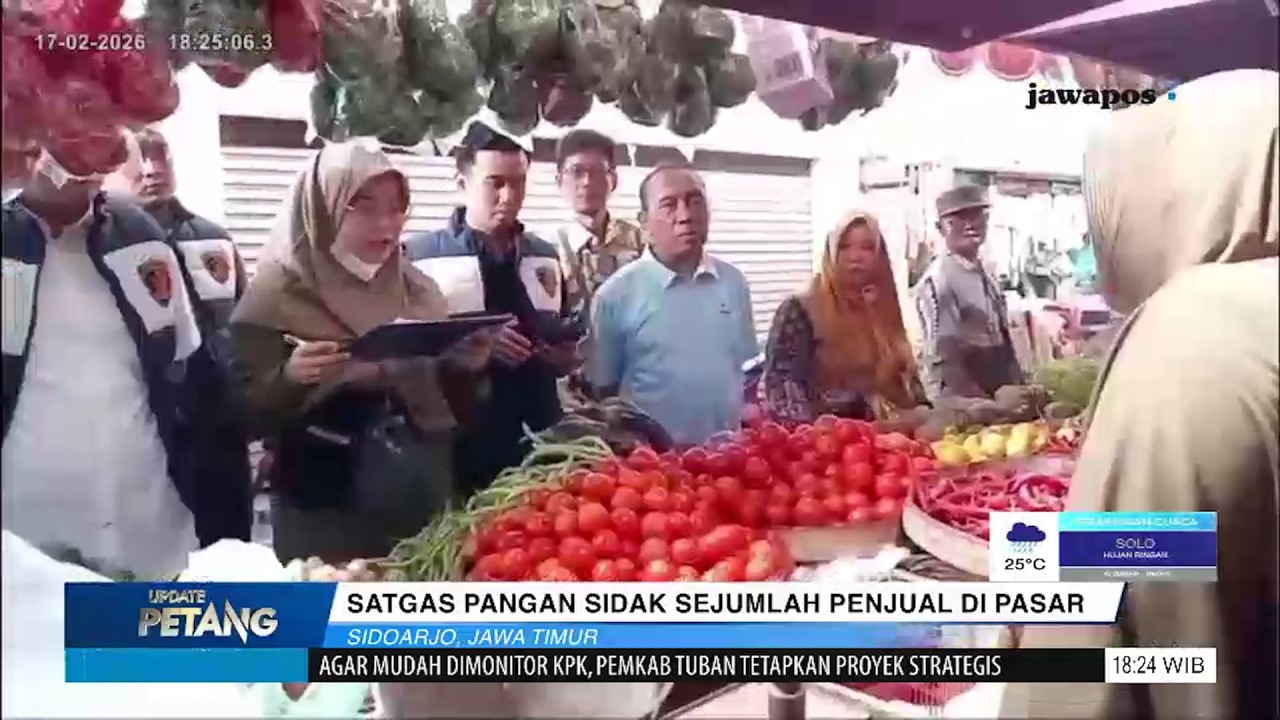 Menjelang Ramadan Satgas Pangan Sidak Sejumlah Penjual di Sejumlah Pasar