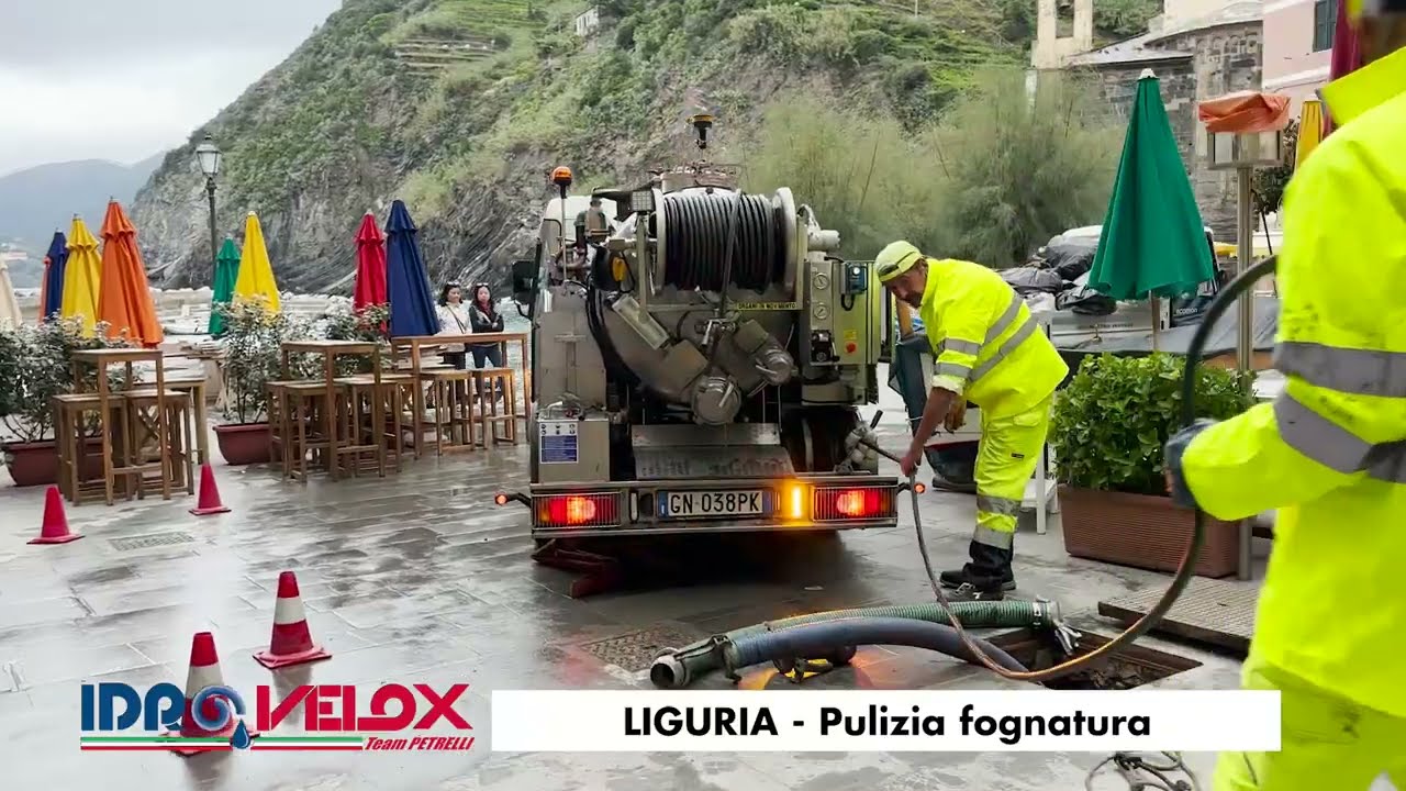 IDROVELOX   VERNAZZA LERICI   Pulizia fognature