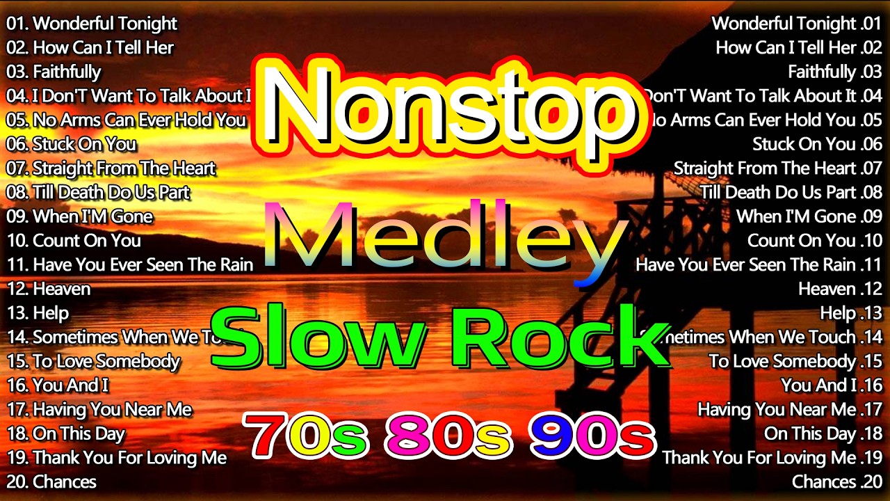Slow Rock Love Songs Collection 70s 80s 90s 🎉 Nonstop Slow Rock Pinoy Medley | Best Luamang Tugtugin
