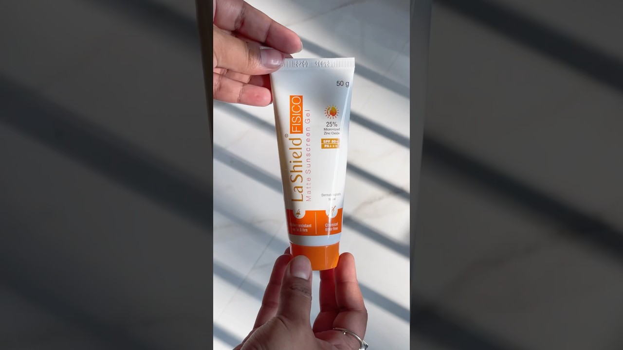 Unboxing La Shield Fisico Matte sunscreen gel | asmr | affordable mineral or physical sunscreen