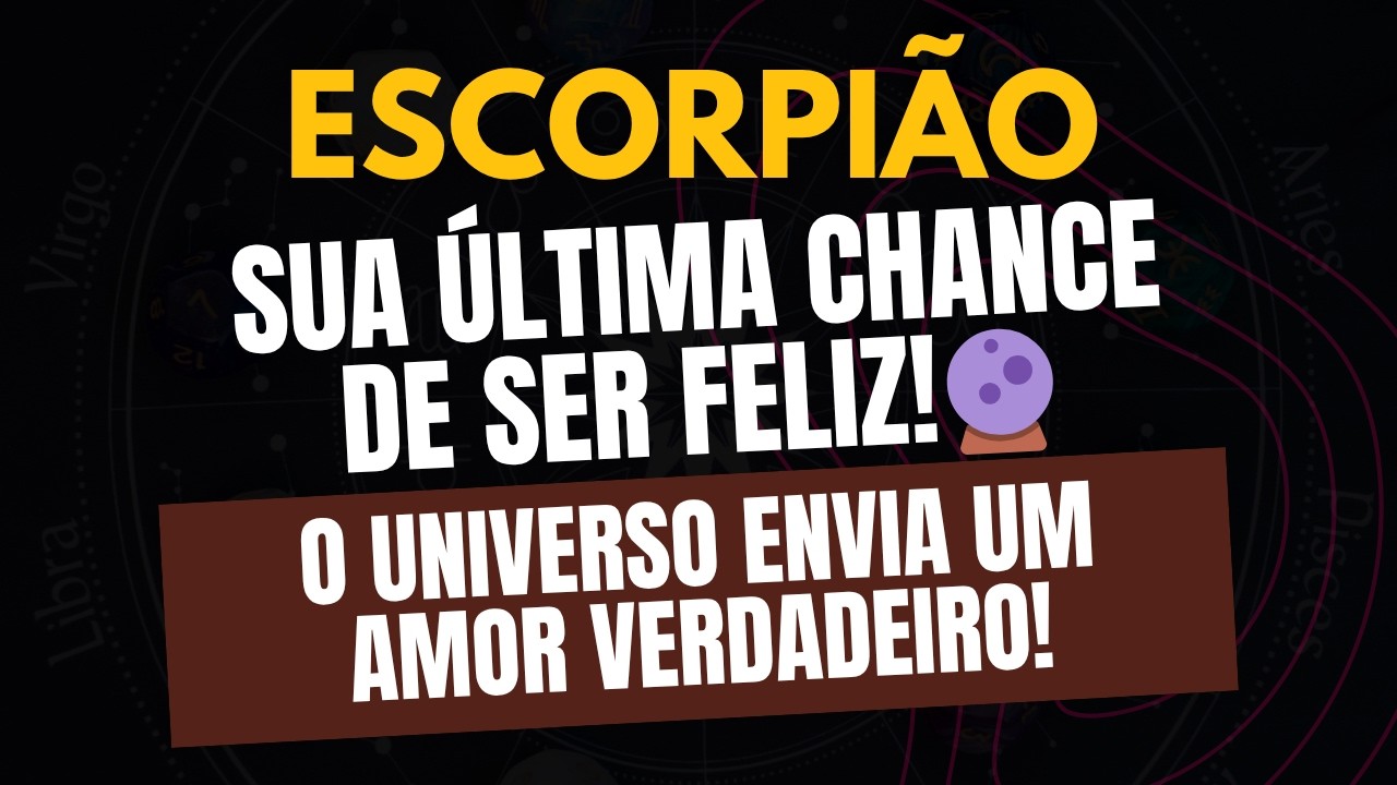 ♏️ESCORPIÃO —Não Deixe o Passado DESTRUIR Seu Futuro! O Destino Bate à Sua Porta!