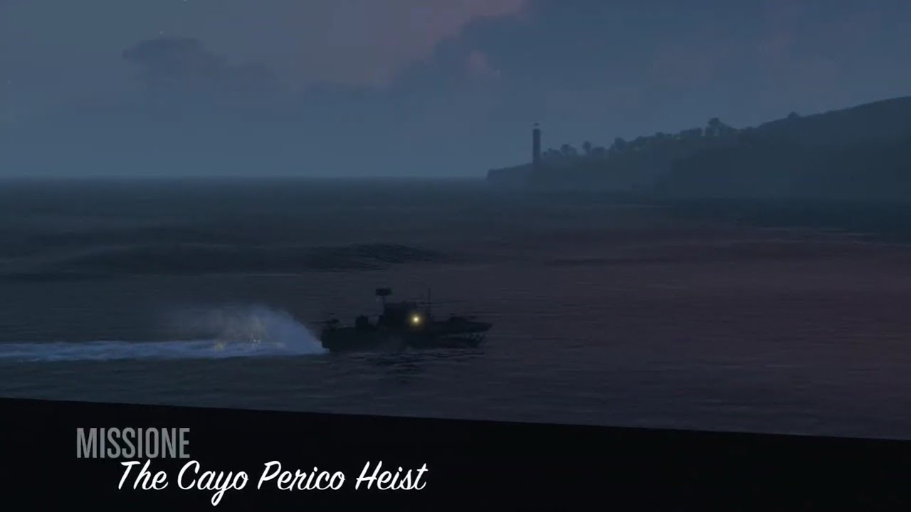 COLPO A CAYO PERICO - BARCA DI PATTUGLIA - GTA ONLINE ITA