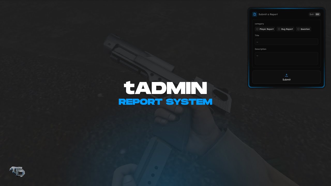 [ESX] tReports | FiveM Report System