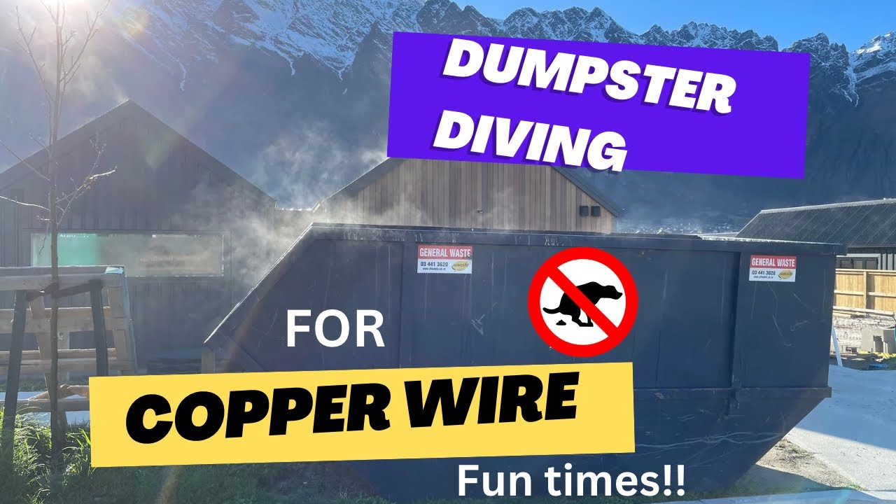 Dumpster Diving For Copper In NEW ZEALAND!🇳🇿