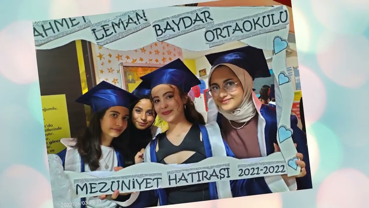 ANTALYA/KEPEZ AHMET LEMAN BAYDAR ORTAOKULU MEZUNİYET TÖRENİ 2021-2022