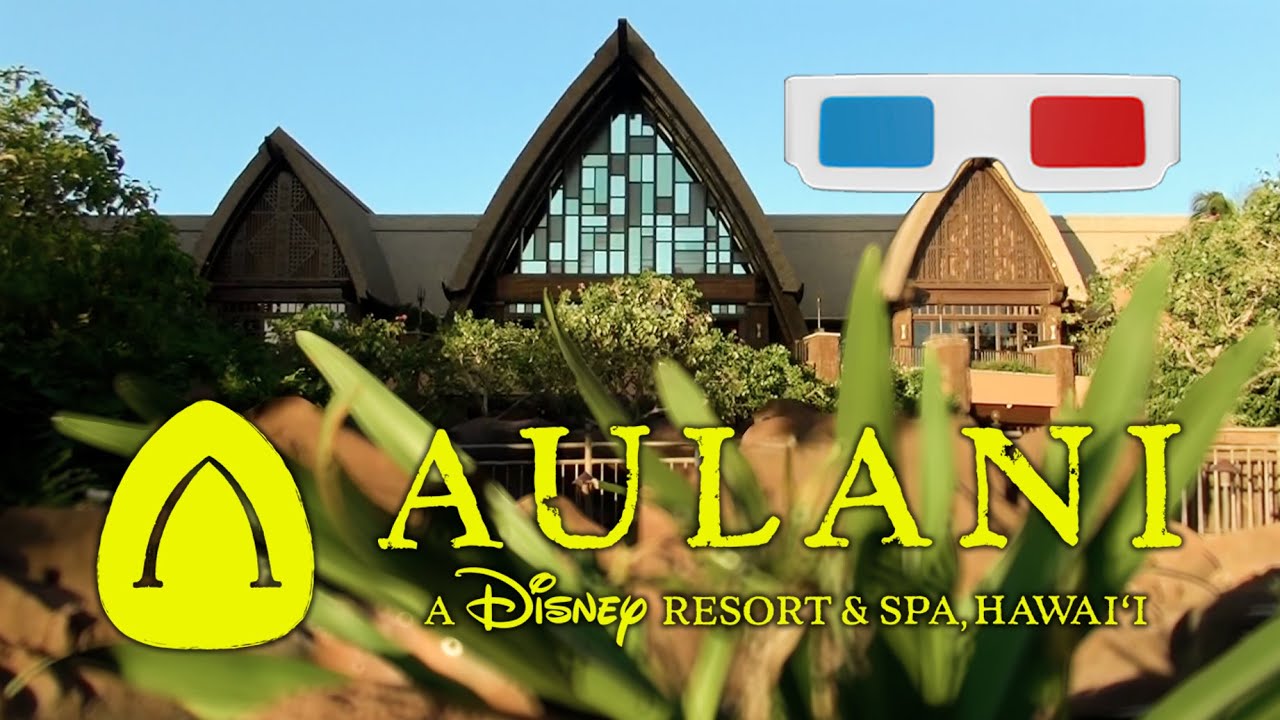 Disney Aulani Resort and Spa Waikolohe Valley Tour - Anaglyph 3D