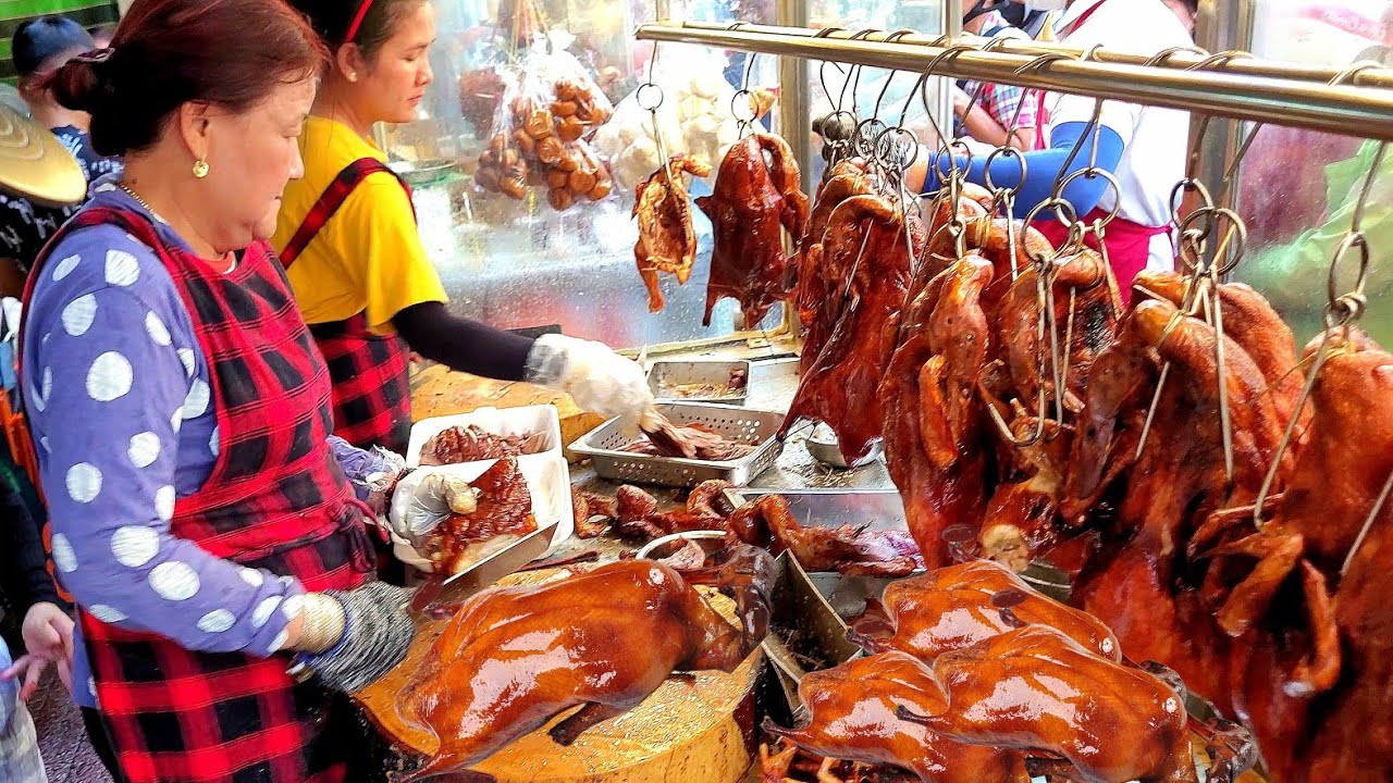 Cantonese roast duck in Saigon - Full of Orders ! Vietnamese Street Food