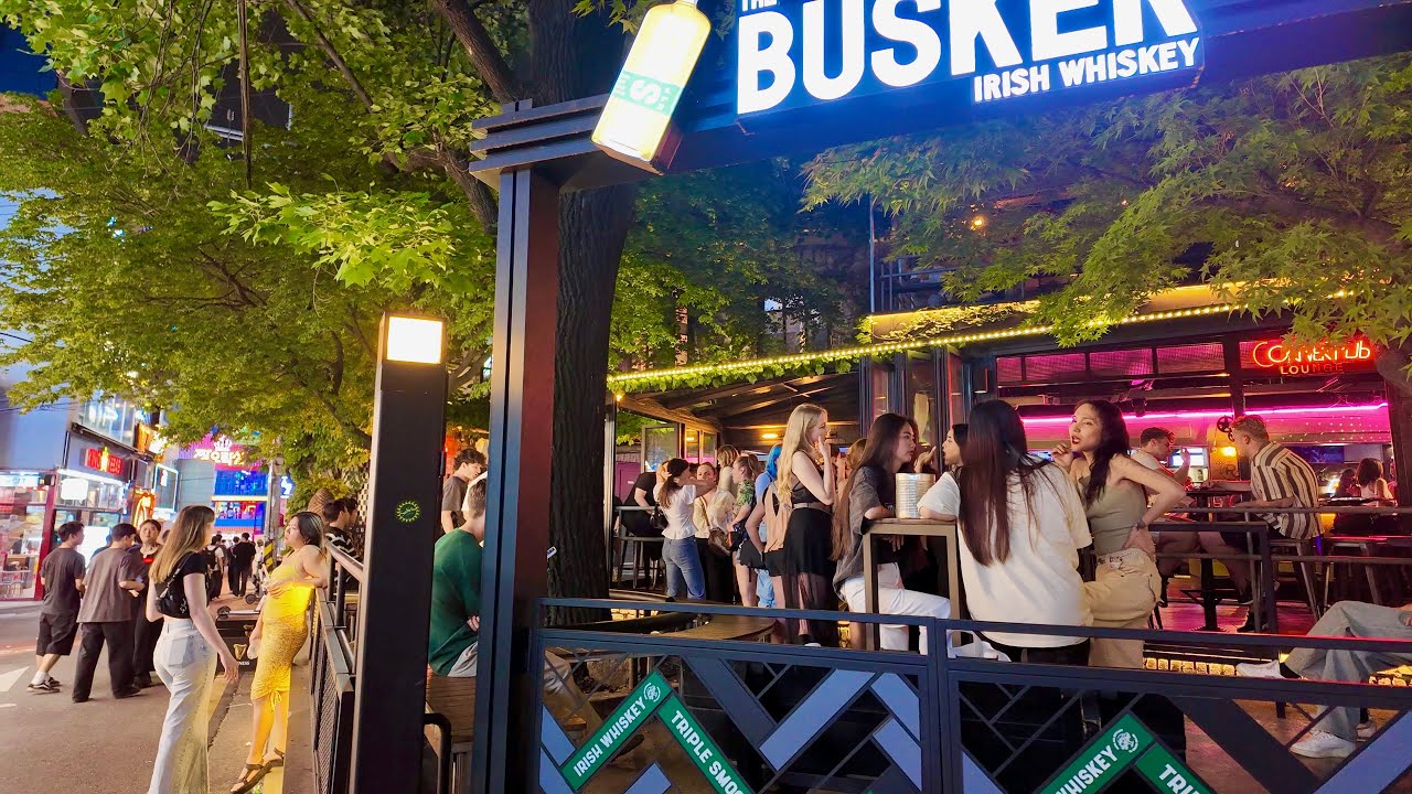 [4K] 서울 홍대 클럽 거리 Korea Seoul Hongdae Club street walk
