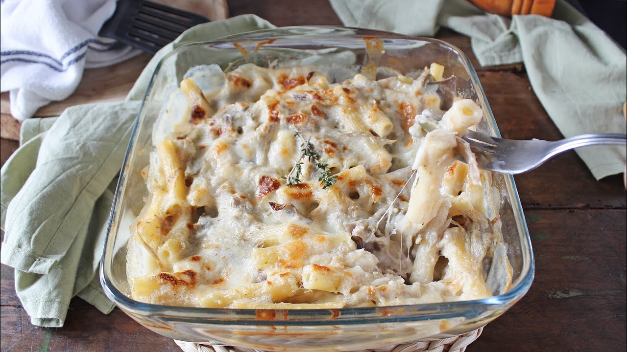 PASTA AL FORNO ALLA CREMA DI CARCIOFI, il primo piatto facile per la Pasqua- La cucina di Rita