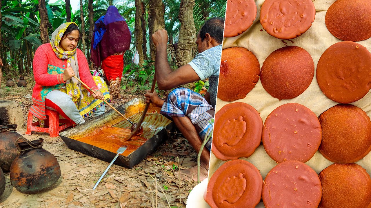 Khejur Gur Patali Making Process by Village Food Life