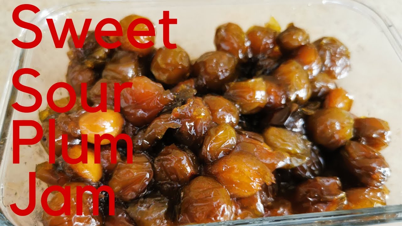 Sweet Sour Green Plum Jam Turkish Style /Ekşi Erik Reçeli