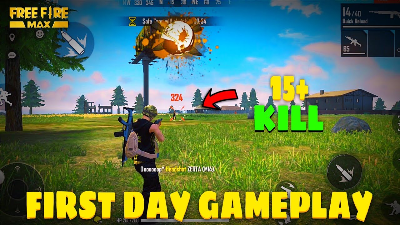 First Day In FREE FIRE 🔥 MAX | Free Fire Gameplay | Xton Gaming
