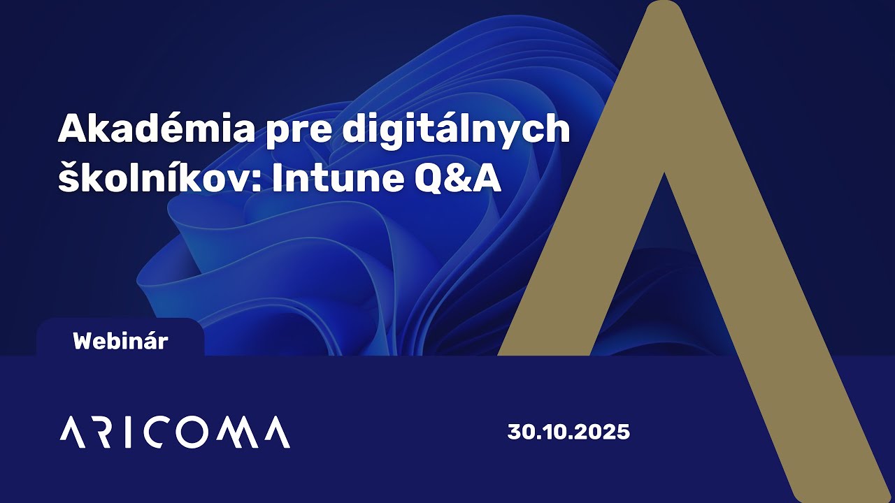 Akadémia pre digitálnych školníkov: Intune Q&A