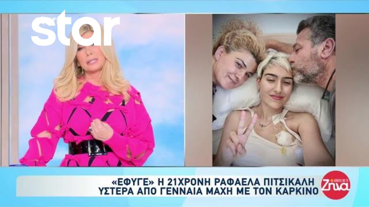 «'Εφυγε» η 21χρονη Ραφαέλα Πιτσικάλη ύστερα από γενναία μάχη με τον καρκίνο