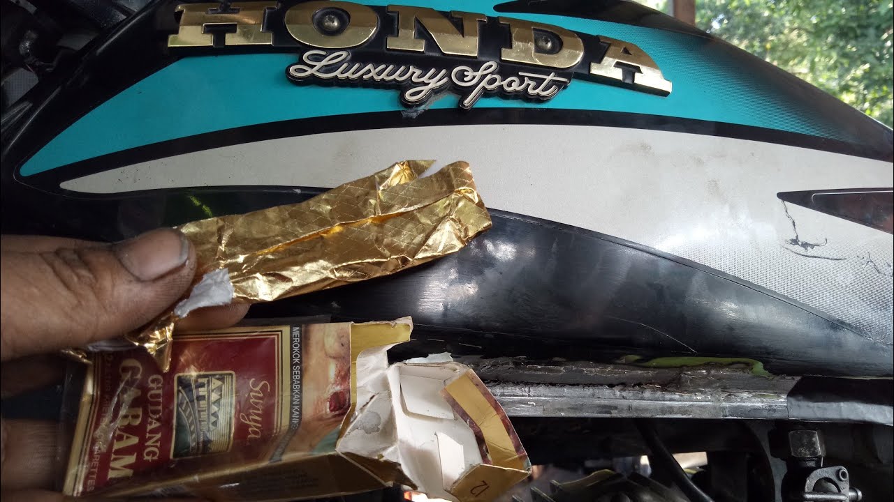 Wau!!Bukti Kekuatan Grenjeng Rokok Untuk Tangki Motor u