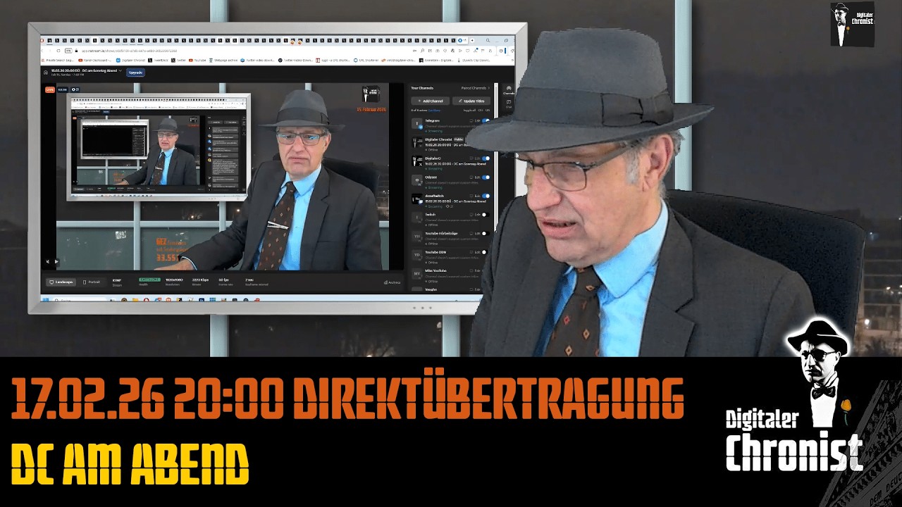 17.02.26 20:00 Direktübertragung - DC am Abend