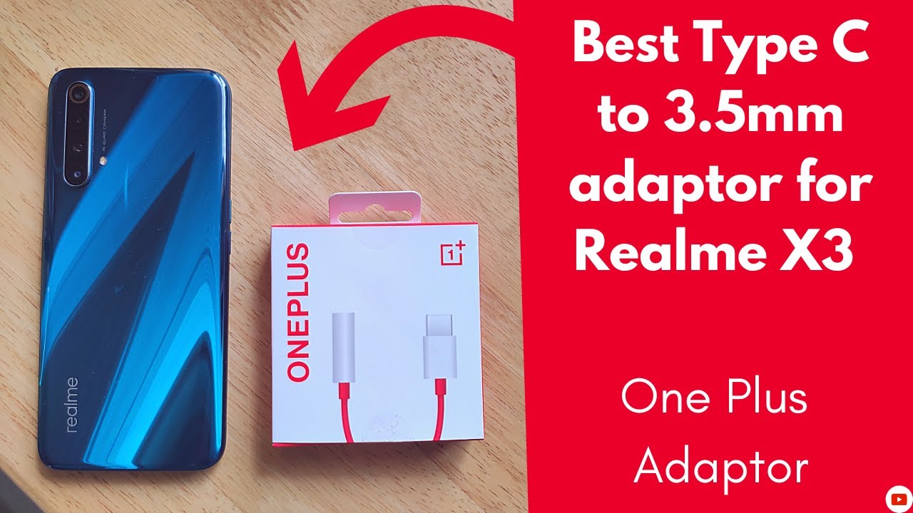 Best Type C to 3.5 mm adaptor for Realme X3 | Zero latency, Superior sound output!
