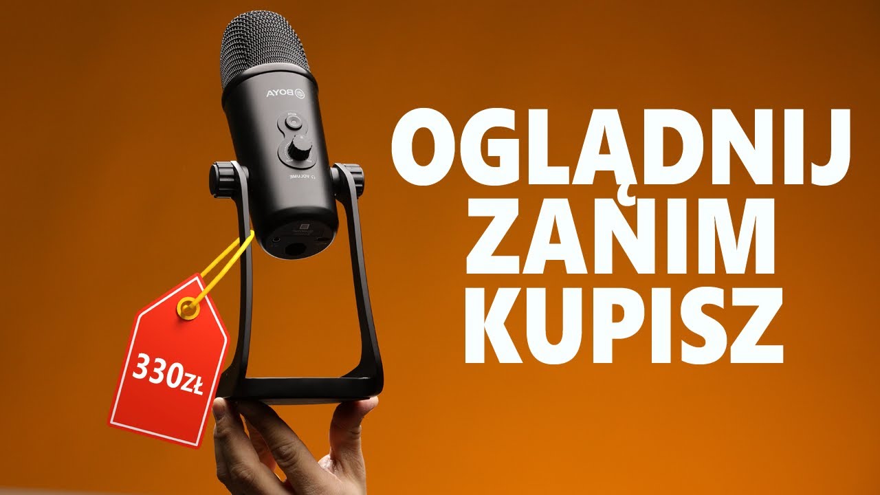 BOYA BY-PM700 Recenzja Mikrofonu USB- Alternatywa dla Blue Yeti?