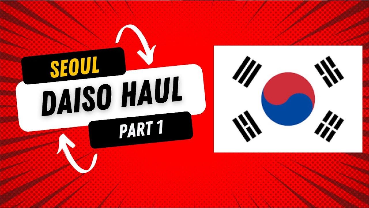 🇰🇷 Seoul Daiso Shopping Haul #haul #seoul #daiso #shopping #daisofinds #budgetshopping #korea